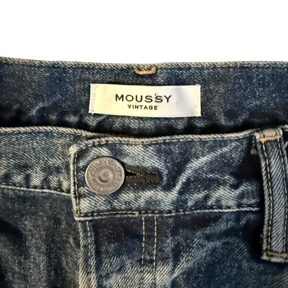 MOUSSY Vintage Straight Leg Jeans Size 28 - Picture 6 of 9
